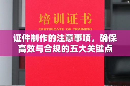 北戴河证件制作的注意事项，确保高效与合规的五大关键点