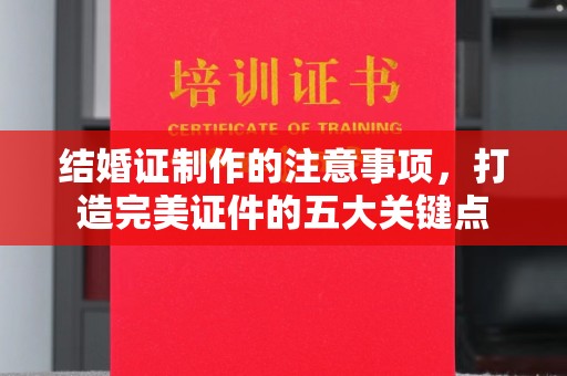 北戴河结婚证制作的注意事项，打造完美证件的五大关键点
